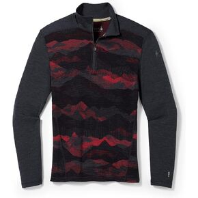 Smartwool Men's Merino 250 Pattern 1/4 Zip Base Layer – 100% Merino Wool