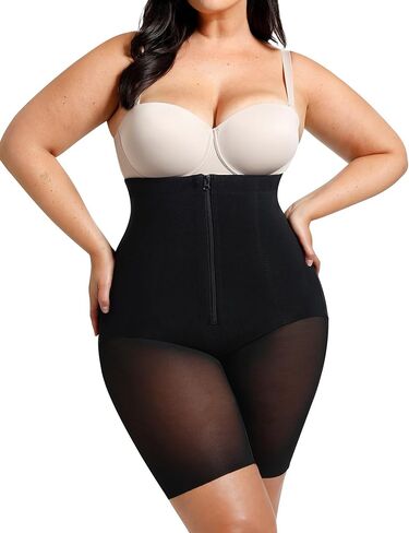 SHAPELLX Shapewear Tummy Control for Women High Waist Slimmer Body Shaper Waist Trainer Butt Lifter Bodysuit Faja Shorts in Kuwait