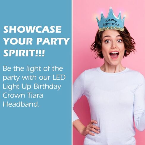 عصابة رأس تاج تاج عيد الميلاد المضيئة للماموث الكهربائي - إكسسوار حفلات LED in Kuwait