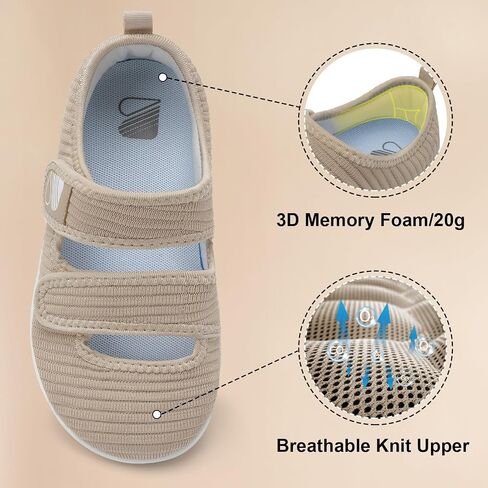 Besroad Womens Walking Shoes Wide Diabetic Shoes Adjustable Barefoot Casual Sneakers Breathable Zero Drop Arthritis Edema Sneakers Indoor Outdoor in Saudi Arabia