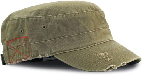 Mega Cap Cotton Distressed Washed Cadet Cap in Saudi Arabia