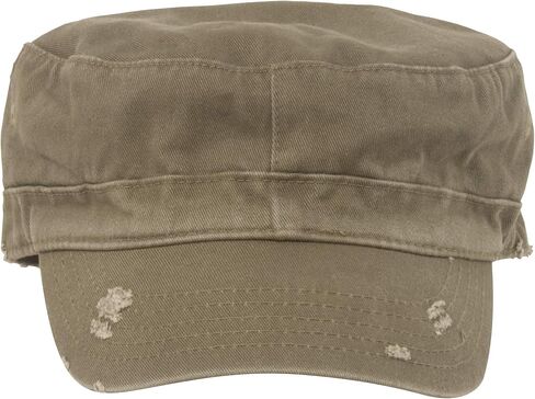 Mega Cap Cotton Distressed Washed Cadet Cap in Saudi Arabia