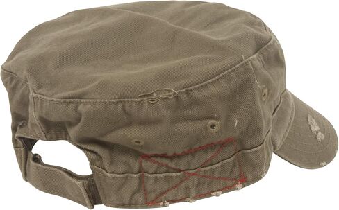 Mega Cap Cotton Distressed Washed Cadet Cap in Saudi Arabia