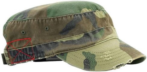 Mega Cap Cotton Distressed Washed Cadet Cap in Saudi Arabia