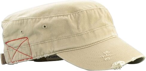 Mega Cap Cotton Distressed Washed Cadet Cap in Saudi Arabia