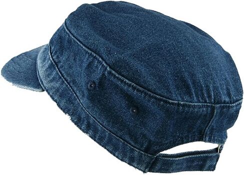 Mega Cap Cotton Distressed Washed Cadet Cap in Saudi Arabia