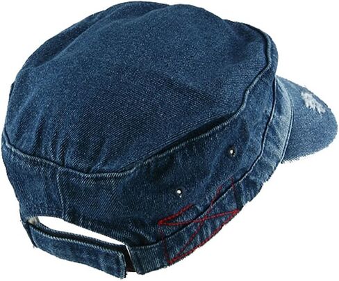 Mega Cap Cotton Distressed Washed Cadet Cap in Saudi Arabia