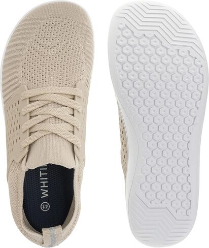 WHITIN Women's Wide Minimalist Barefoot Shoes W85 | Zero Drop for Stance and Gait Alignment, Thin Sole Enhances Ankle Stability, Ideal for Casual Wear, Gym Training, and Walking in Saudi Arabia