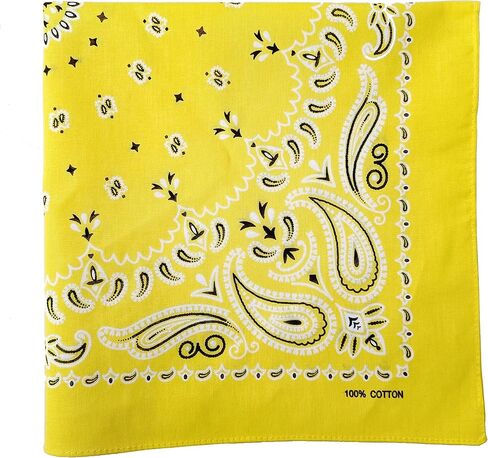 triumphal 100% Cotton bandanas/scarves for Men & Women New Paisley printed 12pcs, Mixed, 22x22 inches in Kuwait