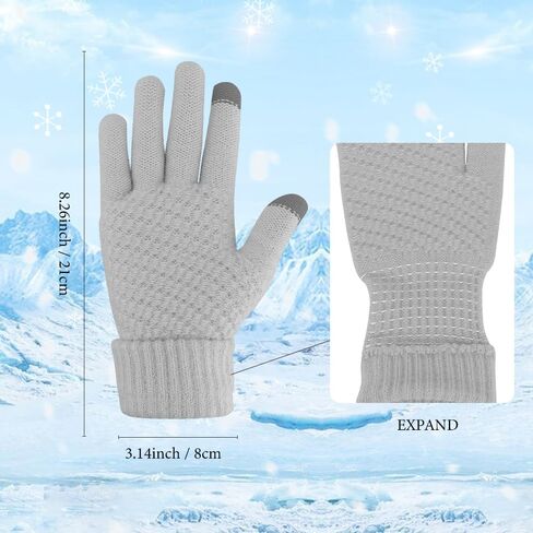 kopdnvei Gloves for Women Cold Weather, Winter Gloves Women, Touch Screen Gloves Women, Gifts Under 10 Dollars in Saudi Arabia