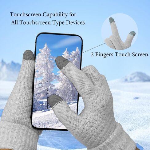 kopdnvei Gloves for Women Cold Weather, Winter Gloves Women, Touch Screen Gloves Women, Gifts Under 10 Dollars in Saudi Arabia