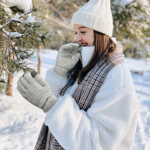 kopdnvei Gloves for Women Cold Weather, Winter Gloves Women, Touch Screen Gloves Women, Gifts Under 10 Dollars in Saudi Arabia