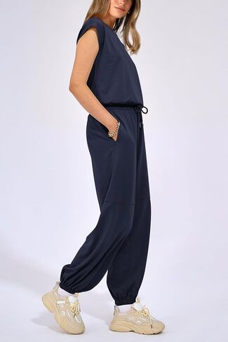 PRETTYGARDEN Women's Summer 2 Piece Tracksuit Outfit Casual Cap Sleeve Tops High Waist Pants Set Loungewear in Saudi Arabia