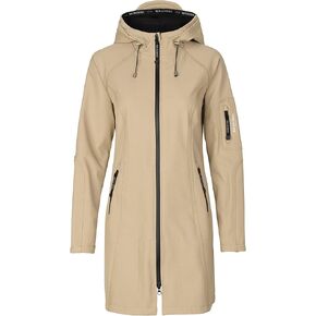 ILSE JACOBSEN HORNBAEK RAIN 37 Women's Classic Water Resistant Raincoat (3/4 Length) (Stone, 34) in Kuwait