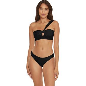 BECCA Women's Standard Color Code Bandeau Bikini Top, Adjustable, Tie Back, Swimwear Separates in Saudi Arabia