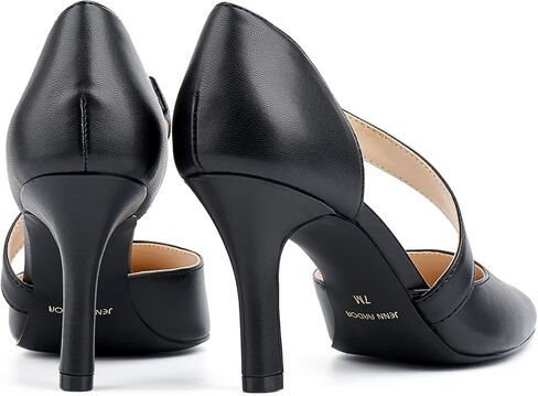 JENN ARDOR Women's Closed Toe Heels for Women 3 inch Stilettos Professional D'Orsay Pumps Sexy Ankle Strap Pointed Wedding Bride Evening Party Office Ladies Dress Shoes High Heels in Kuwait
