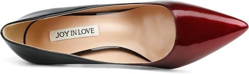 JOY IN LOVE Women's Pumps Shoes 3.5" High Heels Pointy Toe Stiletto Pumps in Kuwait