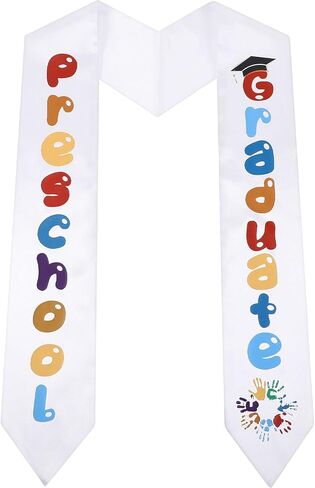Tarpop Kids Graduation Sash Kindergarten Preschool Printed Graduation Stole Unisex 2023 Graduation Sash in Saudi Arabia