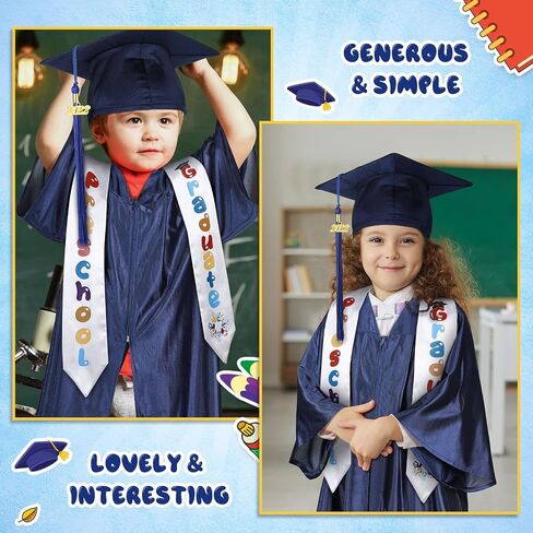 Tarpop Kids Graduation Sash Kindergarten Preschool Printed Graduation Stole Unisex 2023 Graduation Sash in Saudi Arabia