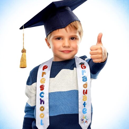Tarpop Kids Graduation Sash Kindergarten Preschool Printed Graduation Stole Unisex 2023 Graduation Sash in Saudi Arabia