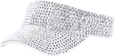 Surkat Bling الراين قبعات واقي من الشمس للنساء والرجال قابل للتعديل الصيف قبعة الشمس في الهواء الطلق قناع قبعات in Kuwait