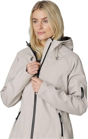 ILSE JACOBSEN HORNBAEK RAIN 37 Women's Classic Water Resistant Raincoat (3/4 Length) (Stone, 34) in Saudi Arabia