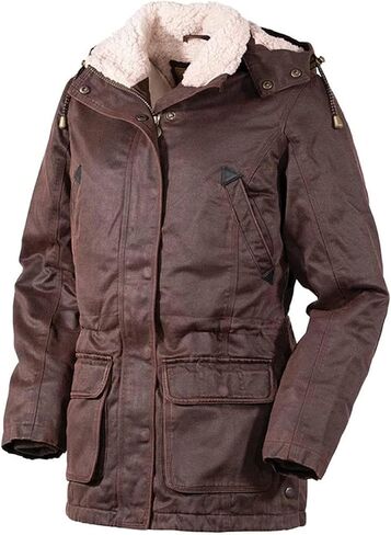 سترة نسائية من Outback Trading 2864 Woodbury Vintage Canyonland للاستخدام الخارجي كاجوال مقاومة للماء مع غطاء رأس قابل للإزالة in Kuwait