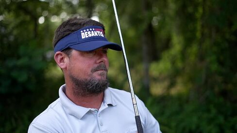 Governor Ron Desantis 2024 Navy Golf Visor | Ron Desantis for President 2024 Visor Cap for Men or Women Embroidered Visor Hat, Navy, Medium-Large in Kuwait