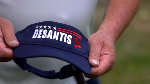 Governor Ron Desantis 2024 Navy Golf Visor | Ron Desantis for President 2024 Visor Cap for Men or Women Embroidered Visor Hat, Navy, Medium-Large in Kuwait
