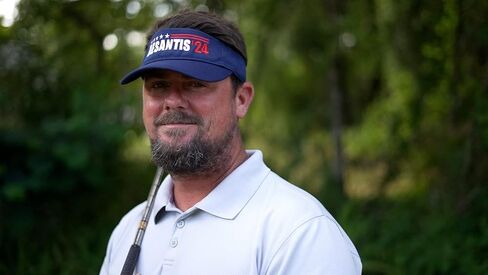 Governor Ron Desantis 2024 Navy Golf Visor | Ron Desantis for President 2024 Visor Cap for Men or Women Embroidered Visor Hat, Navy, Medium-Large in Kuwait