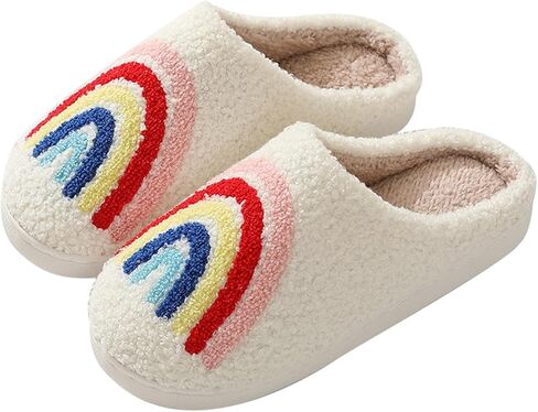 Women Slippers Cute Pattern Strawberry Slippers Warm Soft Bedroom Shoes Fuzzy Closed Toe Sandals Non Slip House Bedroom Slippers in Saudi Arabia