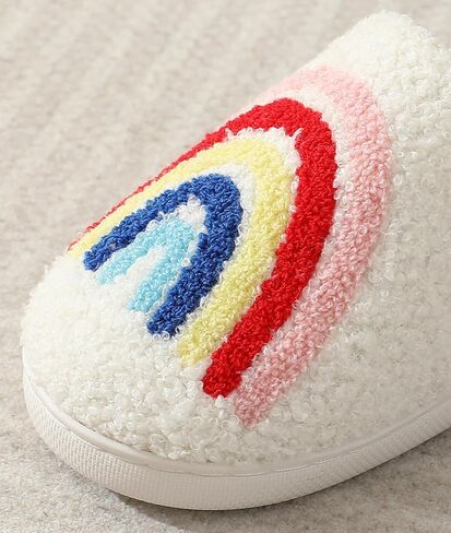 Women Slippers Cute Pattern Strawberry Slippers Warm Soft Bedroom Shoes Fuzzy Closed Toe Sandals Non Slip House Bedroom Slippers in Saudi Arabia