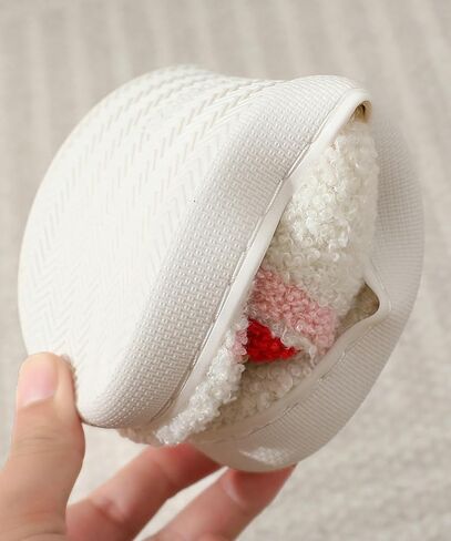 Women Slippers Cute Pattern Strawberry Slippers Warm Soft Bedroom Shoes Fuzzy Closed Toe Sandals Non Slip House Bedroom Slippers in Saudi Arabia
