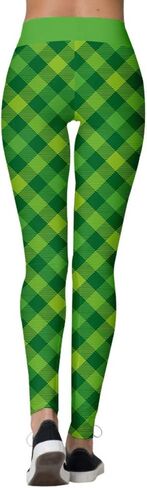 Ainuno St Patricks Day Leggings for Women,Shamrock Leggings Irish Saint Tights in Saudi Arabia