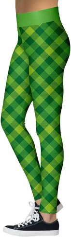 Ainuno St Patricks Day Leggings for Women,Shamrock Leggings Irish Saint Tights in Saudi Arabia