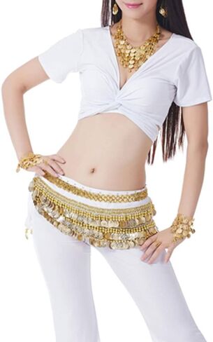 BellyLady Belly Dance Short Sleeved Wrap Top in Saudi Arabia