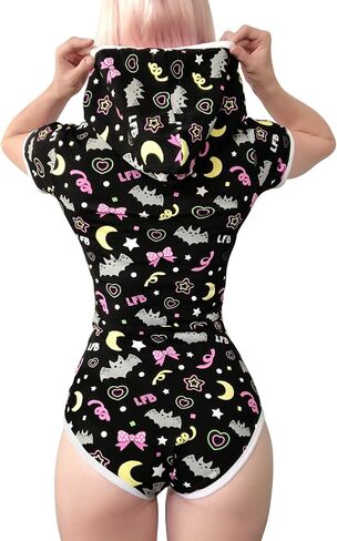 بدلة قطعة واحدة للأطفال الصغار من Littleforbig (ABDL) للبالغين من الجنسين - بدلة قطعة واحدة للهالوين متوهجة ليلاً in Kuwait