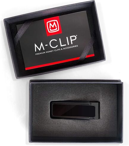 مشبك نقود تعتيم من الفولاذ المقاوم للصدأ M-Clip - بديل بسيط للمحفظة النحيفة in Kuwait