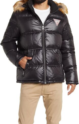 GUESS Men's Warm Rain Resistant Puffer in Saudi Arabia