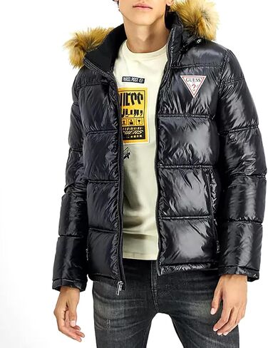 GUESS Men's Warm Rain Resistant Puffer in Saudi Arabia