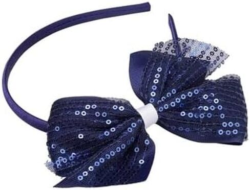 French Toast Kid's School Uniform Headbands, 4-pack, Navy Blue & White, One Size in Saudi Arabia