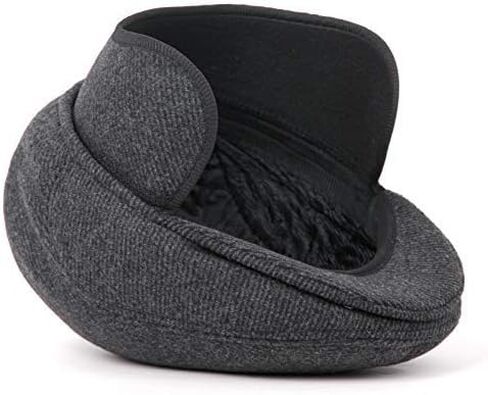 MSFGJZM Men Fall Winter Peaked Flat Cap Adjustable Earmuffs Driving Cap Beret Hat in Saudi Arabia
