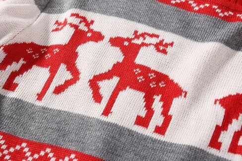 Camii Mia-Big-Girls-Ugly-Christmas-Sweater-Crewneck Sweater Reindeer Pullover Knitted Causal in Saudi Arabia