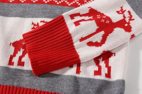 Camii Mia-Big-Girls-Ugly-Christmas-Sweater-Crewneck Sweater Reindeer Pullover Knitted Causal in Saudi Arabia