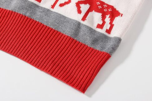 Camii Mia-Big-Girls-Ugly-Christmas-Sweater-Crewneck Sweater Reindeer Pullover Knitted Causal in Saudi Arabia