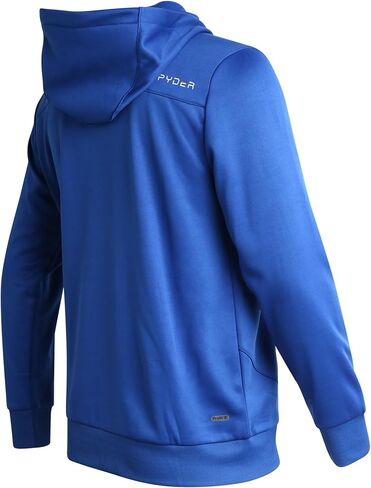 Spyder Mens Athletic Hoodie - Moisture Wicking Performance Fleece Zip Up Hooded Sweatshirts for Men for Running and Workout in Kuwait