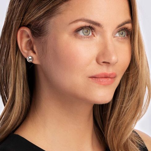 Ross-Simons Italian 10mm Sterling Silver Ball Stud Earrings in Saudi Arabia