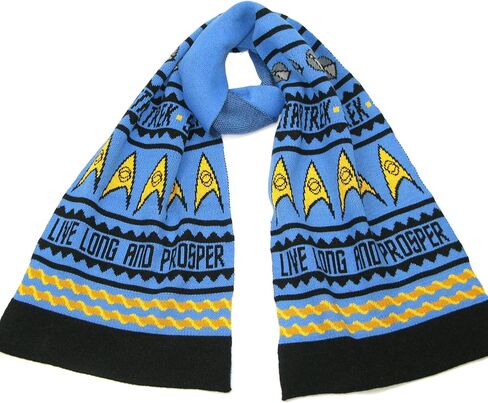 Star Trek Live Long and Prosper Knitted Scarf - Official Spock Scarf by LOVARZI in Kuwait