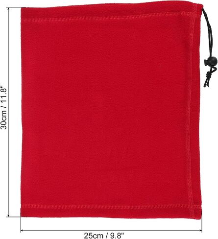 PATIKIL Winter Neck Warmer, Drawstring Warm Face Covering Windproof Neck Gaiters in Saudi Arabia
