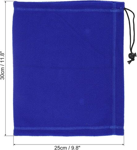 PATIKIL Winter Neck Warmer, Drawstring Warm Face Covering Windproof Neck Gaiters in Saudi Arabia